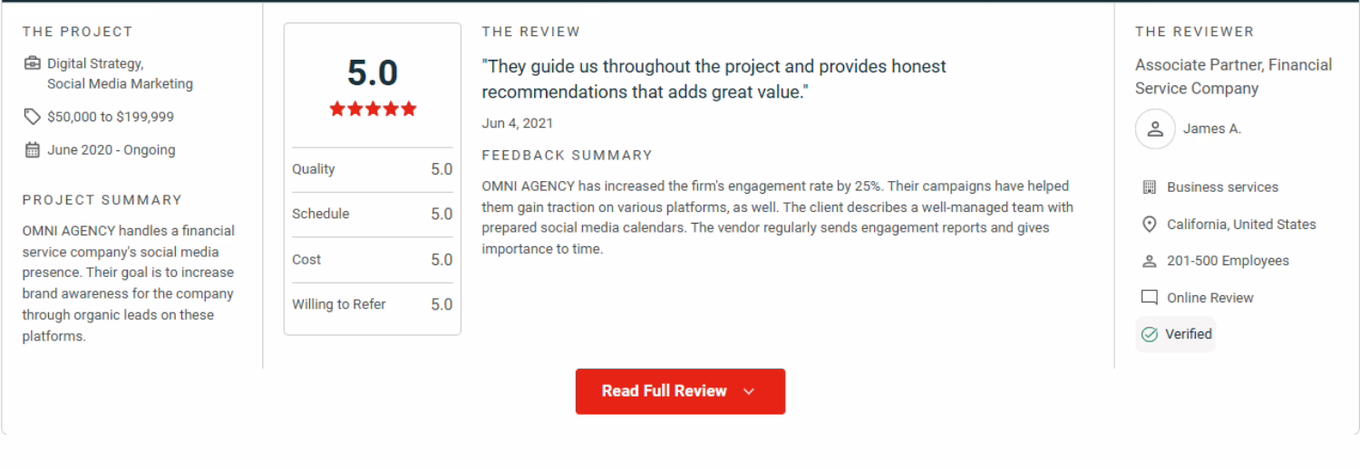 OMNI Agency review