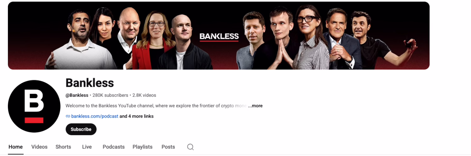 Bankless - Best Channel about Decentralized Finance and Blockchain Infrastructure