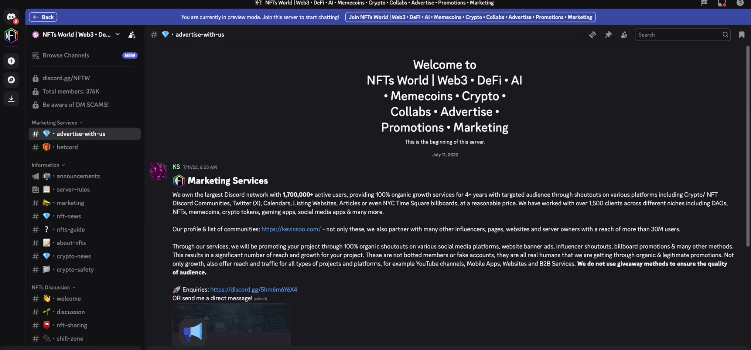 Best Crypto Discord Groups - NFTs World