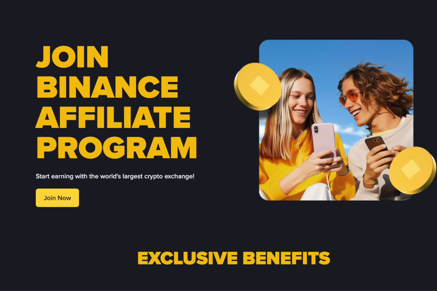One of Best Crypto Affiliate Programs - Binance Affiliate Program