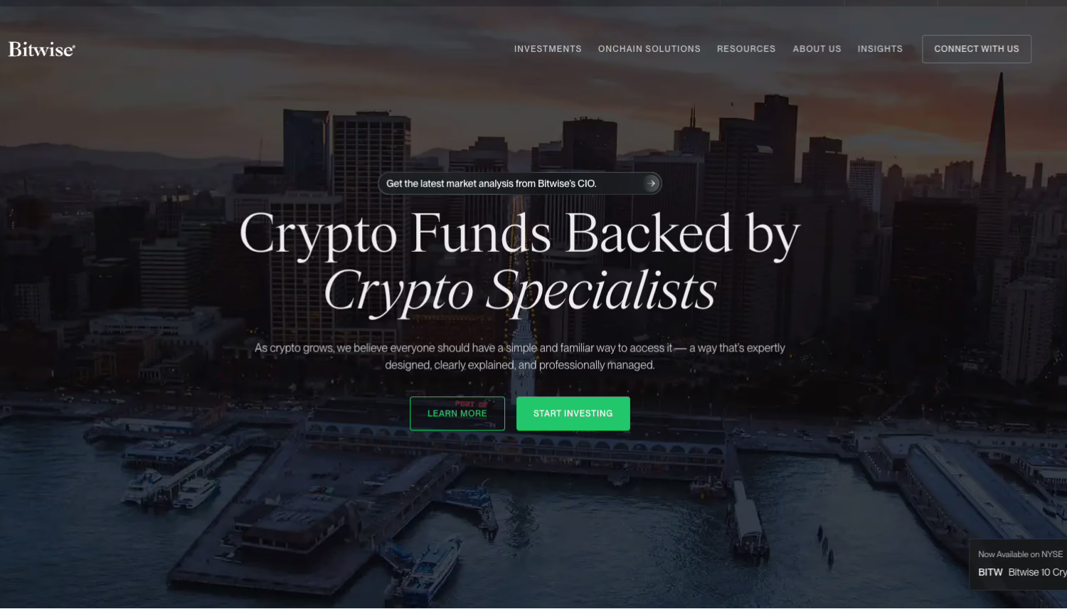 Bitwise Asset Management- one of the top Crypto Asset Management Companies