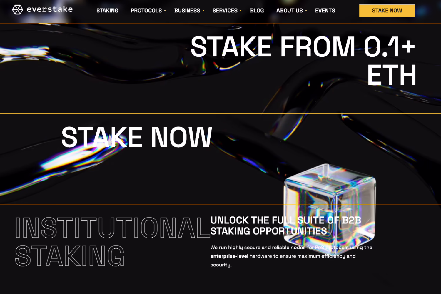 One of the best crypto staking platforms - Everstake