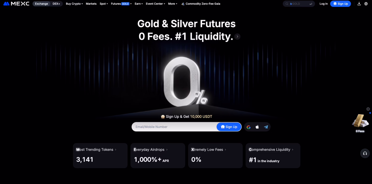 One of the best crypto staking platforms - MEXC