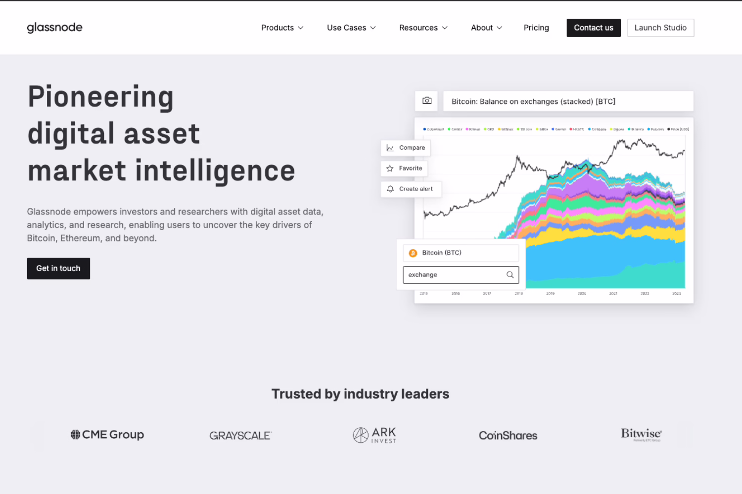 Glassnode - one of the best on-chain analytics platforms