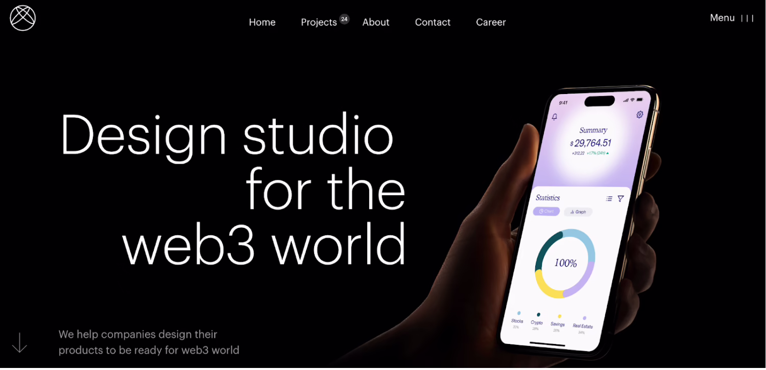 Thirdweb Studio is one of the best crypto web design agency